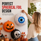 🎃 Reusachtige 22" 4D-oogballonnen | Griezelige Halloween-feestversieringen voor een spookachtig huis en tuin