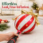 Kerstballonnen met strikjes
