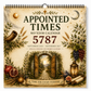 📅 Bijbelse kalender „Vastgestelde tijden“ 5787 | Wandkalender voor planning en afspraken