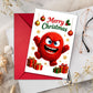 Grappige kerstkaarten met envelop