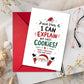 Grappige kerstkaarten met envelop