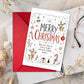 Grappige kerstkaarten met envelop