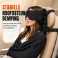 Geïntegreerde Set Van Memory Foam Reiskussen En 3D Blackout Slaapmasker Voor Ondersteuning Van De Nek Tijdens Het Reizen