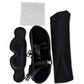Geïntegreerde Set Van Memory Foam Reiskussen En 3D Blackout Slaapmasker Voor Ondersteuning Van De Nek Tijdens Het Reizen