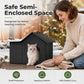 🐱 60% KORTING – Geïsoleerd Kattenverblijf voor Buiten | Weerbestendig & Warm | Voor Tuin, Terras & Buitenruimte
