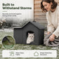 🐱 60% KORTING – Geïsoleerd Kattenverblijf voor Buiten | Weerbestendig & Warm | Voor Tuin, Terras & Buitenruimte