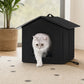 🐱 60% KORTING – Geïsoleerd Kattenverblijf voor Buiten | Weerbestendig & Warm | Voor Tuin, Terras & Buitenruimte