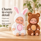 📢📢 50% KORTING👶 Mini Reborn Baby Doll – realistisch slapend gezichtje, compact formaat & cadeauklare verpakking | 6 dierenstijlen, perfect voor verzamelaars en als geschenk
