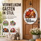 16-delige verwisselbaar welkomstbord voor voordeur