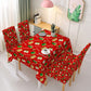 Kerst tafelkleed stoelhoes decoraties