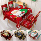Kerst tafelkleed stoelhoes decoraties