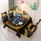 Kerst tafelkleed stoelhoes decoraties