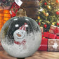 Buiten Kerstmis PVC opblaasbare versierde bal