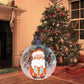 Buiten Kerstmis PVC opblaasbare versierde bal
